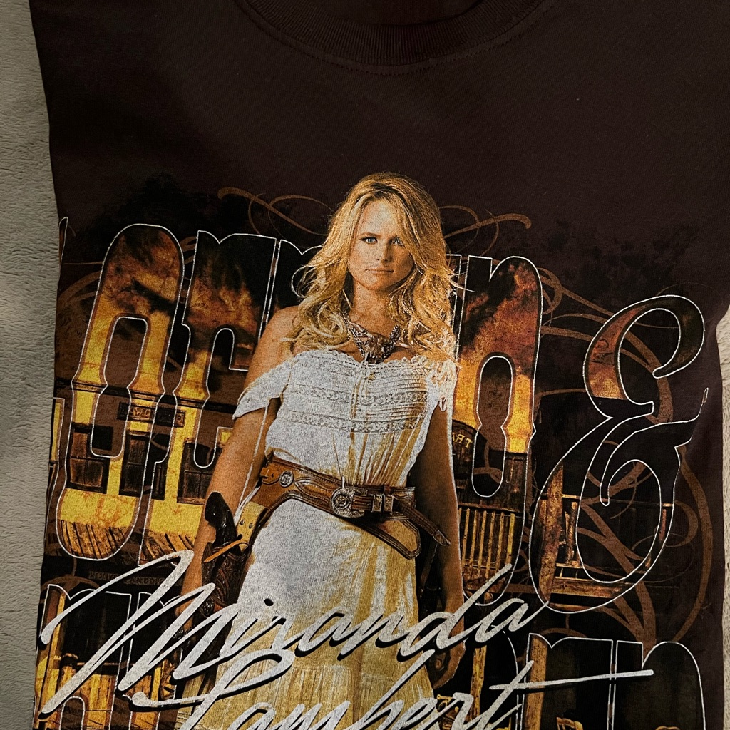 Miranda Lambert 2013 Concert Tshirt Miranda Lambert 2013 Concert Tshirt